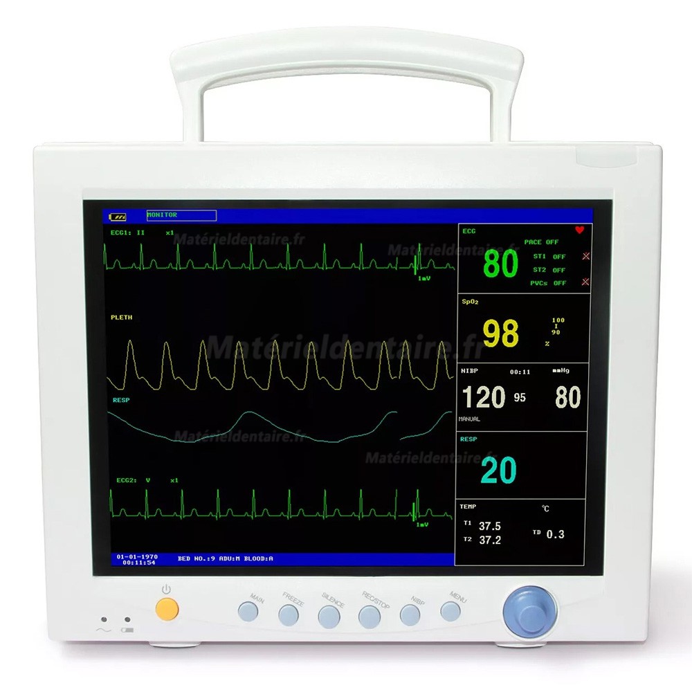 12.1″ Ecran Multi-paramètre Moniteur Patient CMS7000